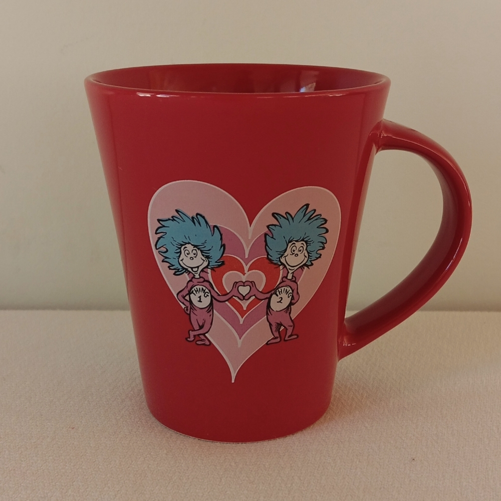 Dr. Seuss Thing 1 Thing 2 Heart Coffee Cup 2021